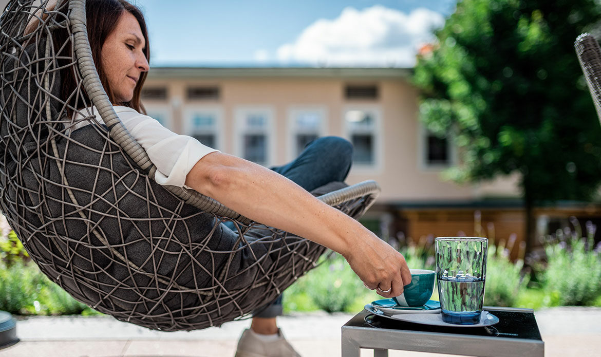 Garten im Aktiv- & Gesundheitsresort das GXUND, Kurhotel in Bad Hofgastein